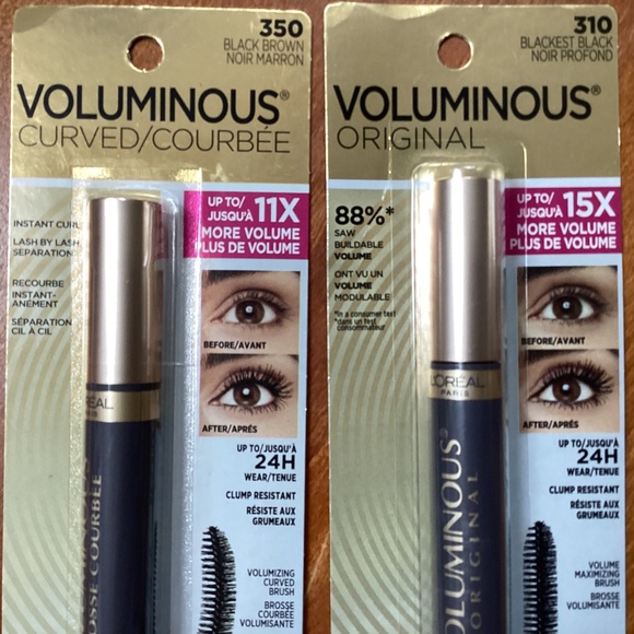 Loreal Paris Voluminous Original/Curved Mascara Bundle - Picture 4 of 10